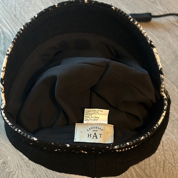 Black Newsboy Cap ladies - Picture 4 of 5